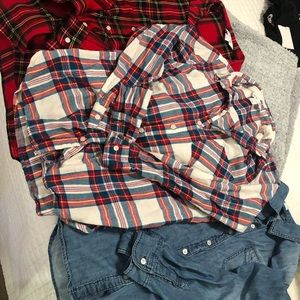 Bundle Of 3 Button Down Tops